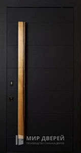 Дверь входная с отпечатком пальца для частного дома №31 внешняя - фото